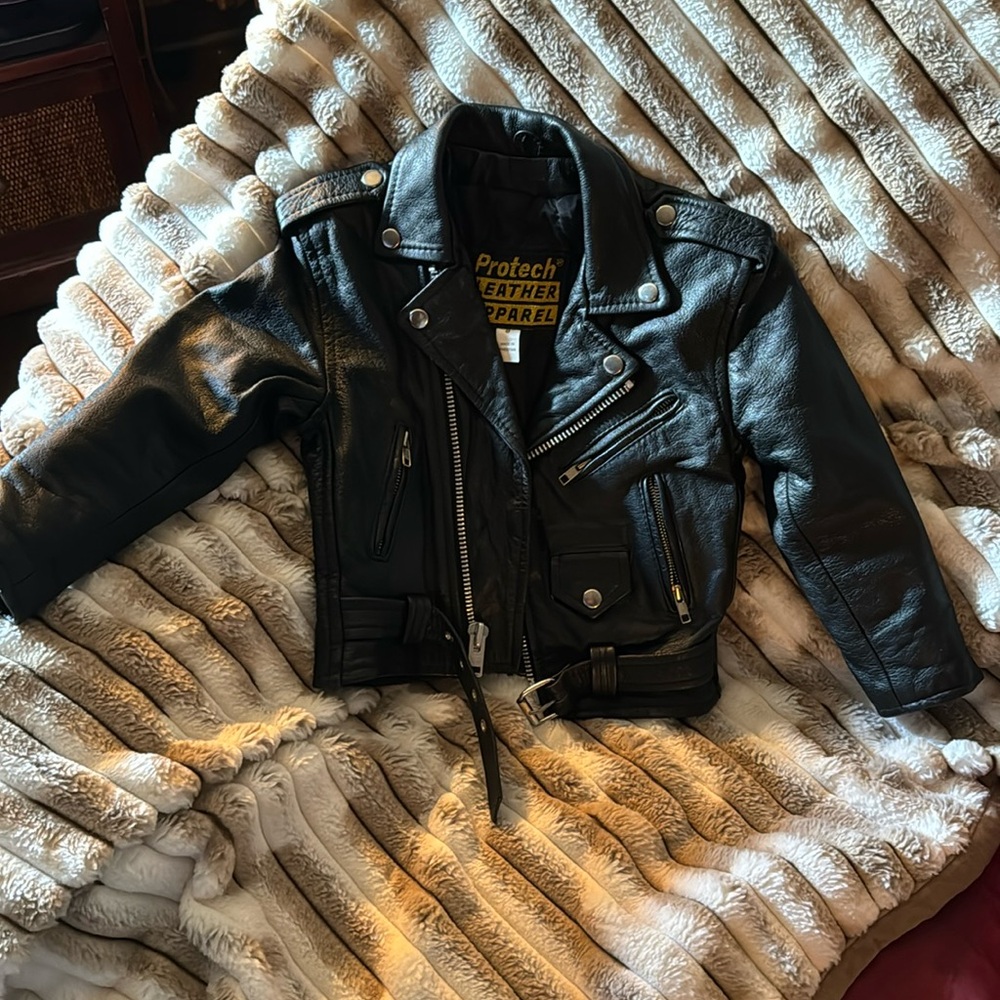 Protech leather apparel “leather jacket” perfect 4 Halloween too!